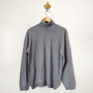 Zara Man Gray Turtle Neck pullover Sweater NWT Large